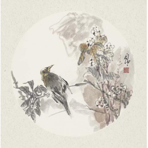 刘自中《花鸟8》