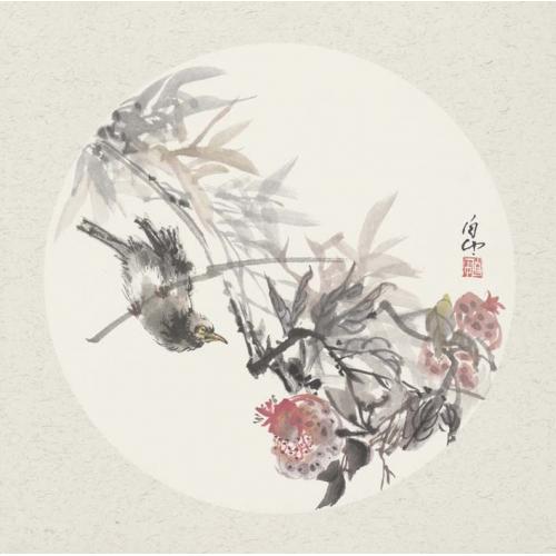 刘自中《花鸟11》