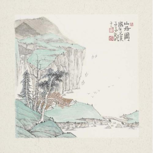 景洪壮  《山居图3》