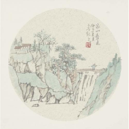 景洪壮《家山春色》