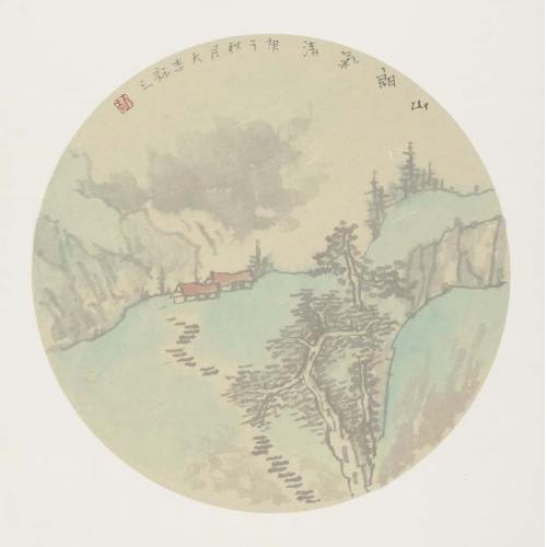 景洪壮《山朗气清》