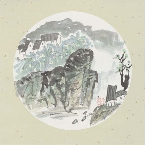 李畇龙《山水》