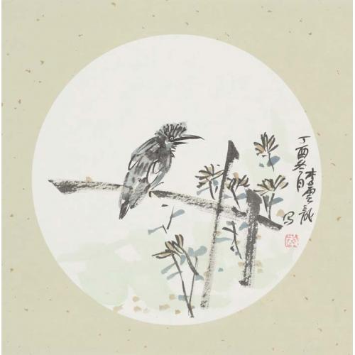 李畇龙《小鸟玳瑁》