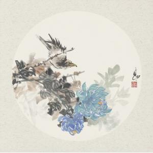 刘自中《花鸟3》