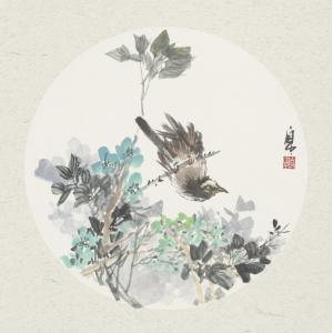 刘自中《花鸟6》