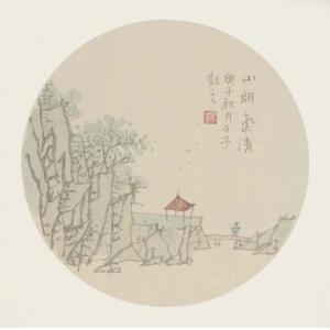 景洪壮《山朗气清》