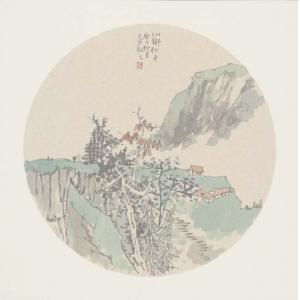 景洪壮《山乡秋色》