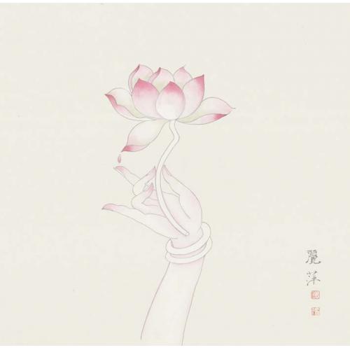 黄丽萍《佛手莲花》