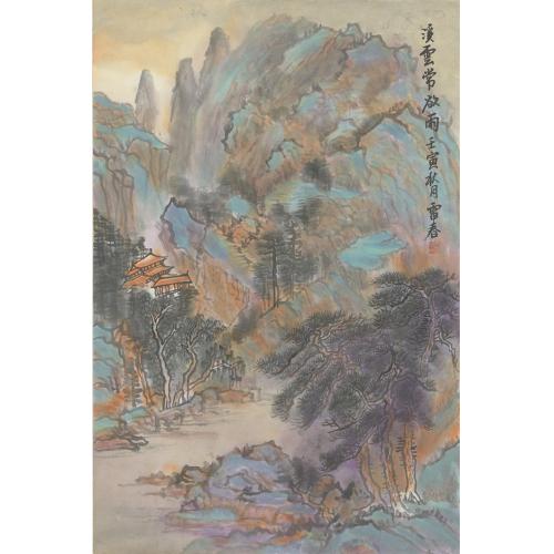 雷春《溪云常欲雨》