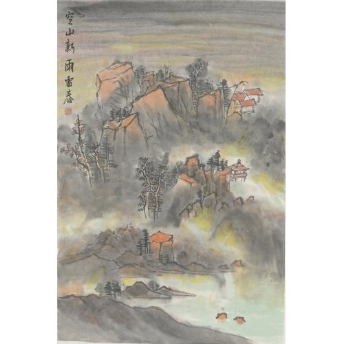 雷春《空山新雨》