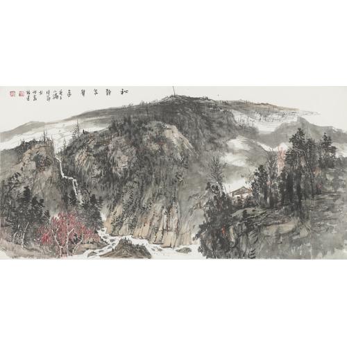 曹根建《秋静泉声远》