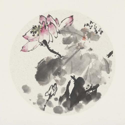 李鹏《荷花》