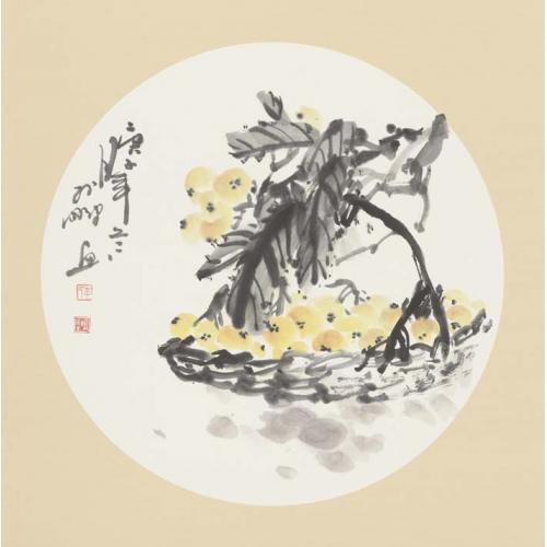 李鹏《枇杷果》