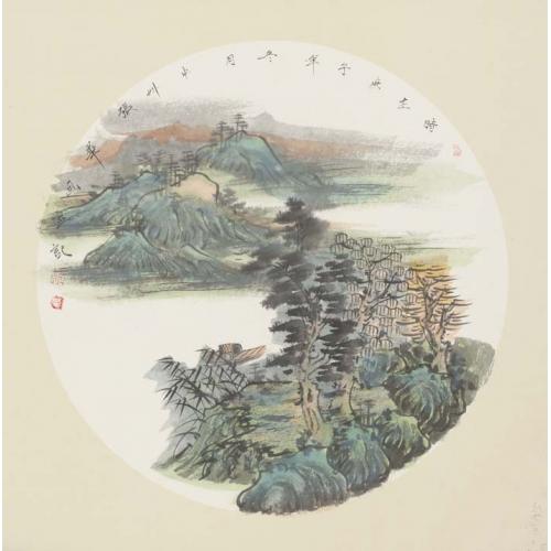 张华《山水》