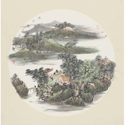 张华《山水》