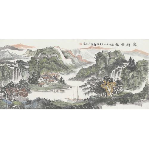 陈桂芬《聚财纳福》