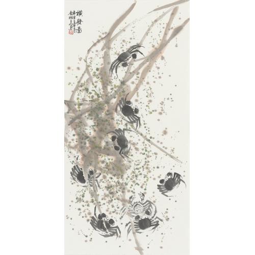 王金明《横发图之一（螃蟹）》
