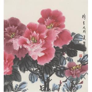 李丽芳《牡丹》