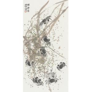 王金明《横发图之一（螃蟹）》