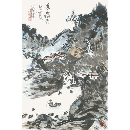 苏斌《 林泉图 》