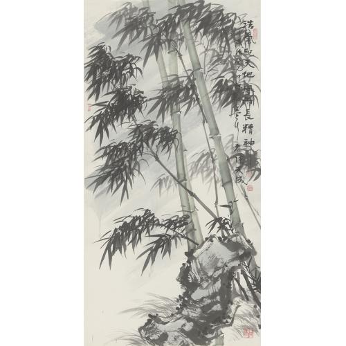 张天成《清气配天地、风雨长精神》