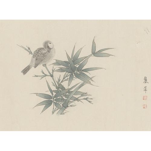 黄丽萍《竹子小鸟》