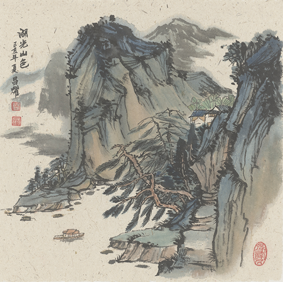 吴昌耀《湖光山色》