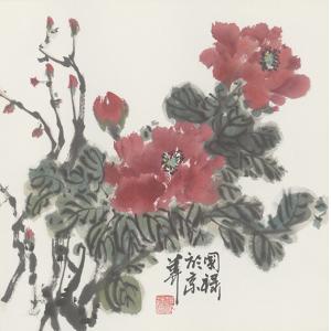 赵国禄《牡丹》