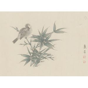 黄丽萍《竹子小鸟》